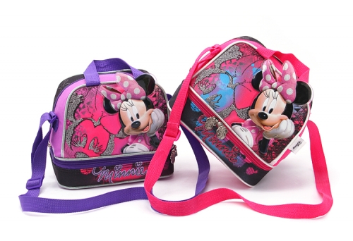 Disney AC510 cute sweet cartoon prints Waterproof Nylon kid Organizer Storage lunch bag handbag