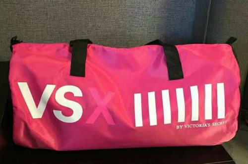 Victoria's Secret VIP$9.6  AZ507  grapheme prints zip nylon  Women Duffel & Travel Bags sport bag gym bag weekend bag