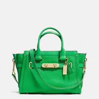 sale coach VIP$77 AZ980 F34816 SWAGGER 27cm Genuine Leather Women Handbag