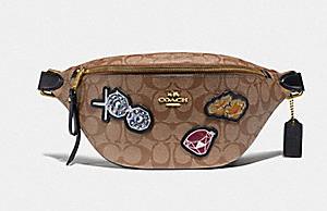 COACH VIP$42.5 AP339 73188 DISNEY X COACH BELT BAG IN SIGNATURE CANVAS women Belt bag