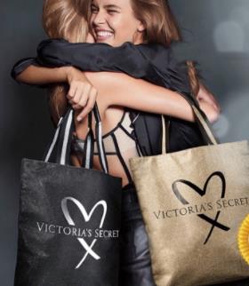 Victoria's Secret VIP$9.38 AM398 Signature canvas Women Handbag tote weekend bag