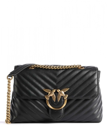 pinko vip$90.1 aj509 Genuine leather  Lady Love Bag Puff V Quilt 29*20*8cm  Messenger Bags / Cross Body