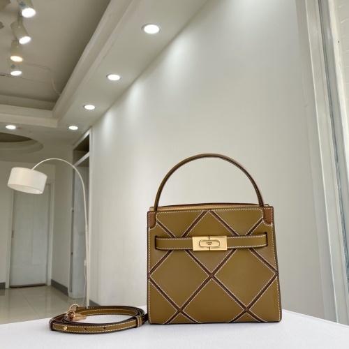 TORY BURCH vip$88.2 BA254 Genuine leather LEE RADZIWILL DIAMOND MINI DOUBLE BAG Handbag