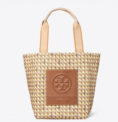 TORY BURCH vip$45.36 AY467 canvas GRACIE REVERSIBLE PRINTED CANVAS TOTE BAG Handbag