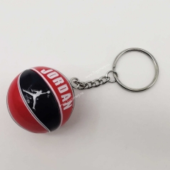 2021-2022 HJ10 Jordan Red&Black Basketball Keychain
