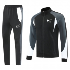 Nike Color Black Thailand Soccer Jacket Uniform-LH