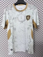 (S-4XL) 26-27 Czech Republic Away White Thailand Soccer Jersey AAA-2044