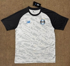 (S-4XL) 26-27 Grêmio FBPA Black&White Thailand Soccer Training Jersey-2315