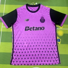 (S-4XL) 26-27 Special Version Porto Pink Thailand Soccer Jersey AAA-5303