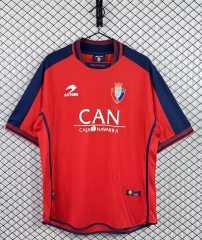 Retro Version 00-01 CA Osasuna Home Red Thailand Soccer Jersey AAA-3257