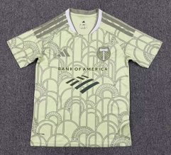 (S-4XL) 26-27 Portland Timbers Away Light Green Thailand Soccer Jersey AAA-8025