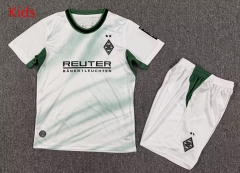 2026-2027 Borussia Mönchengladbach Home White Kids/Youth Soccer Uniform-7809