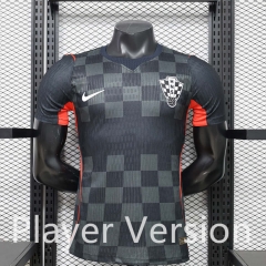 Player Version 26-27 Special Version Croatia Black&Grey Thailand Soccer Jersey AAA-888