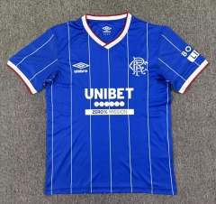 (S-4XL) 26-27 Rangers Football Club Home Blue Thailand Soccer Jersey AAA-8025