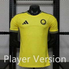 Player Version 26-27 Al-Nassr FC Home Yellow Thailand Soccer Jersey AAA-888