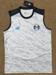 (S-4XL) 26-27 Grêmio FBPA White Thailand Soccer Vest AAA-6149