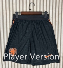 Player Version 26-27 Netherlands Home Black Thailand Soccer Shorts-6149