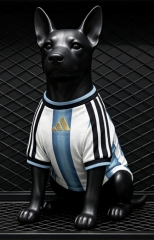 26-27 Argentina Home Blue&White Pet Soccer Jersey AAA-3596