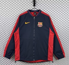 Retro Version 99-00 Barcelona Royal Blue Thailand Trench Coats-3257