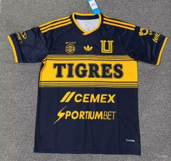 (S-4XL) 26-27 Tigres UANL Away Royal Blue Thailand Soccer Jersey AAA-5378