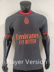 Player Version 26-27 AC Milan 2nd Away Black Thailand Soccer Jersey-0871