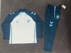 26-27 Málaga CF White Thailand Soccer Tracksuit-5303
