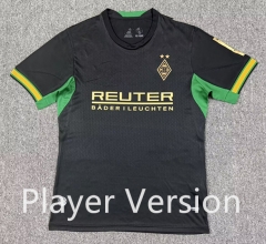 Player Version 26-27 Borussia Mönchengladbach Away Black Thailand Soccer Jersey AAA-8025