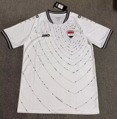 (S-4XL) 26-27 Iraq Away White Thailand Soccer Jersey AAA-7369