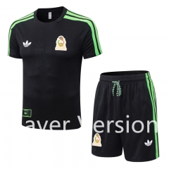(S-4XL) Player Version 26-27 Mexico Black Thailand Soccer Uniform-9926