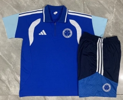 26-27 Cruzeiro EC Color Blue Thailand Polo Uniform-815