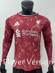 Player Version 26-27 Liverpool Home Red LS Thailand Soccer Jersey AAA-5486