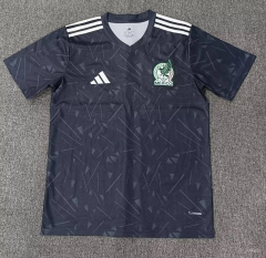 (S-4XL) 26-27 Coca Cola Joint Version Mexico Black&Grey Thailand Soccer Jersey AAA-5378