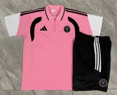 26-27 Inter Miami CF Pink Thailand Polo Uniform-815