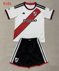 26-27 River Plate Home White Kids/Youth Soccer Uniform-AY