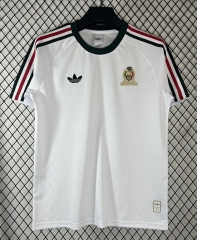 (S-4XL) 26-27 Special Version Mexico White Thailand Soccer Jersey AAA