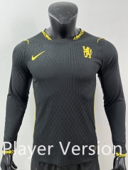 Player Version 26-27 Correct Version Chelsea Away Black LS Thailand Soccer Jersey AAA-5486