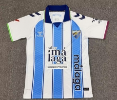 (S-4XL) 26-27 Málaga CF Home Blue&White Thailand Soccer-8025