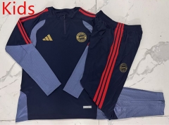 2026-27 Bayern München Royal Blue Kids/Youth Soccer Tracksuit-815