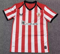 (S-4XL) 26-27 Athletic Bilbao Home Red&White Thailand Soccer Jersey AAA-8025