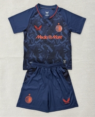 26-27 Feyenoord Rotterdam 2nd Away Dark Blue Soccer Uniform-AY