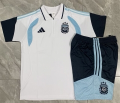 2026-27 Argentina White Thailand Polo Uniform-815