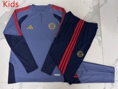 2026-27 Bayern München Blue Kids/Youth Soccer Tracksuit-815