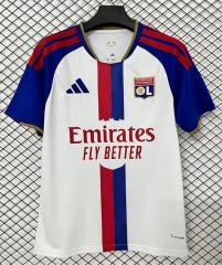 (S-4XL) 26-27 Olympique Lyonnais Home White Thailand Soccer Jersey AAA-2044