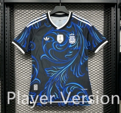 Player Version 26-27 Argentina Away Blue&Black Women Thailand Soccer Jersey AAA-3596