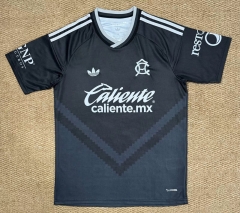 (S-4XL) 26-27 Club America Away Black Thailand Soccer Jersey AAA-7810