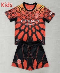 26-27 Manchester City Goalkeeper Orange Kid/Youth Soccer Uniform-AY