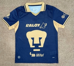 (S-4XL) 26-27 PA UNAM Royal Blue Thailand Soccer Jersey AAA-7810