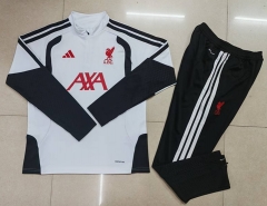 2026-27 Liverpool White Thailand Soccer Tracksuit Uniform-GDP