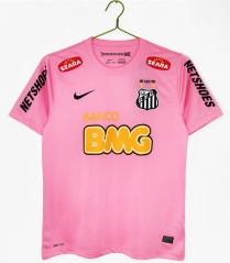 Retro Version 2013 Santos FC Pink Thailand Soccer Jersey AAA-C1046