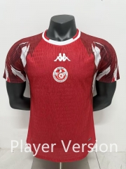 Player version 26-27 Tunisia Home Red Thailand Soccer Jersey-7358